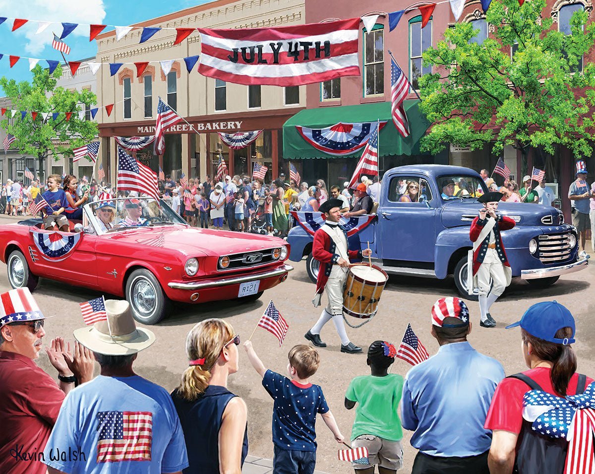 Set of 3: Artist Kevin Walsh - Classic Cars Bundle 1000 piece