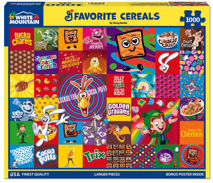Favorite Cereals (2074pz) - 1000 Piece Jigsaw Puzzle