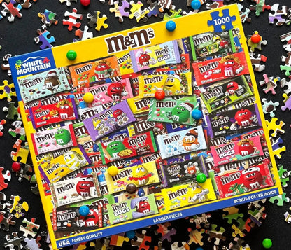 M&M's (1789pz) - 1000 Piece Jigsaw Puzzle