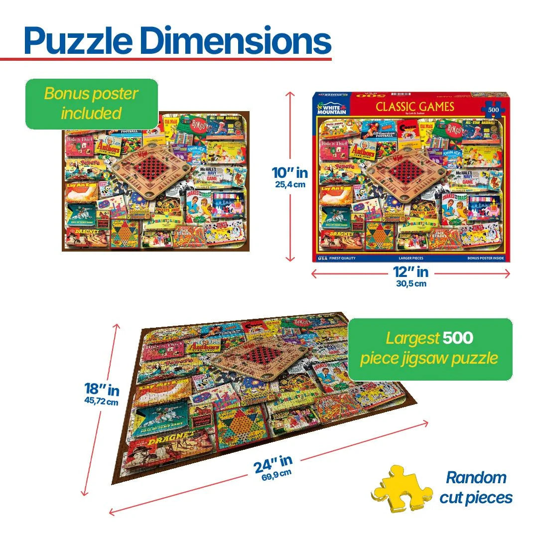Classic Games (1438pz) - 500 Pieces