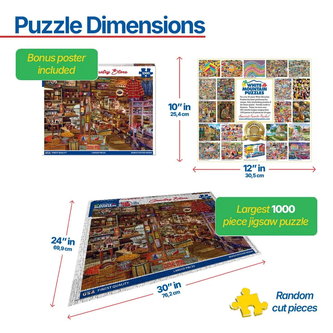 Country Store - Seek & Find (1393pz) - 1000 Piece Jigsaw Puzzles