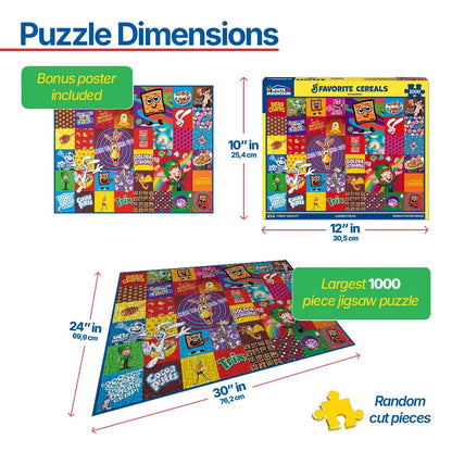 Favorite Cereals (2074pz) - 1000 Piece Jigsaw Puzzle