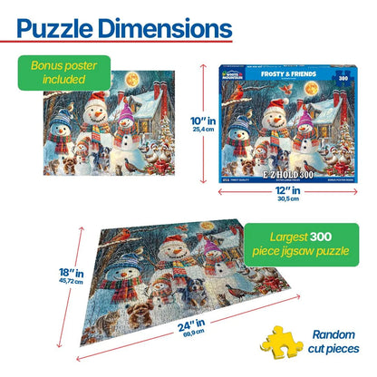 Frosty & Friends (2144pz) - 300 Piece Jigsaw Puzzle