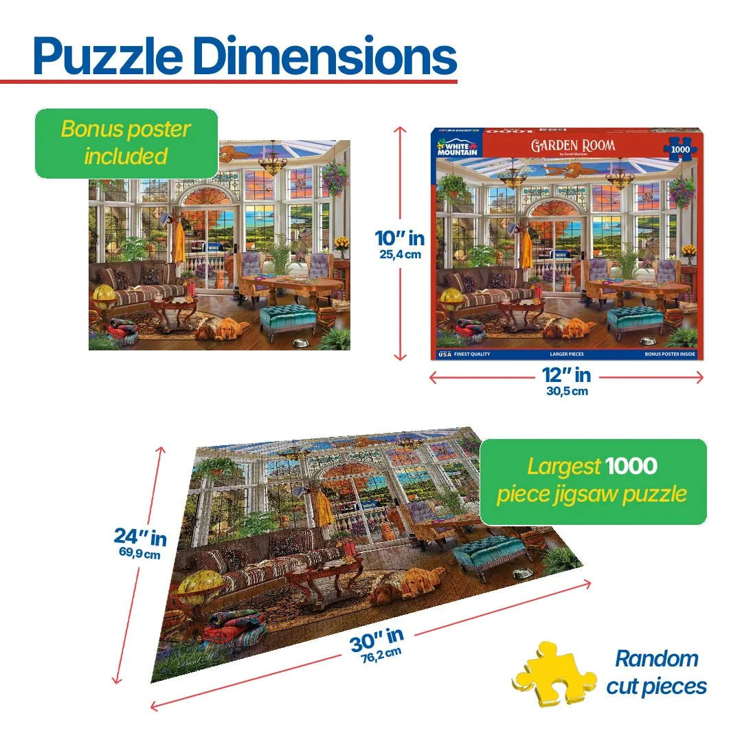 Garden Room (1949pz) - 1000 Piece Jigsaw Puzzle