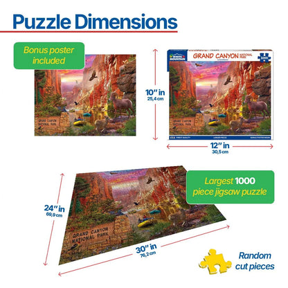 Grand Canyon (1786pz) - 1000 Piece Jigsaw Puzzle