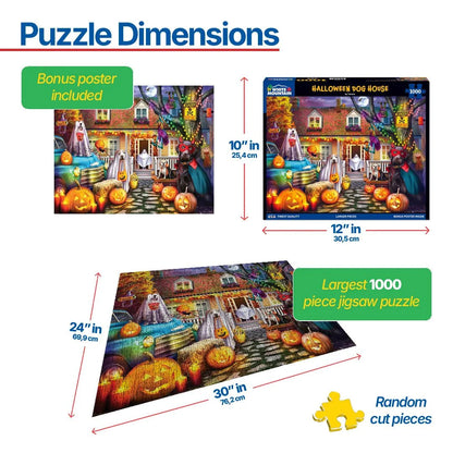 Halloween Dog House (2063pz) - 1000 Piece Jigsaw Puzzle