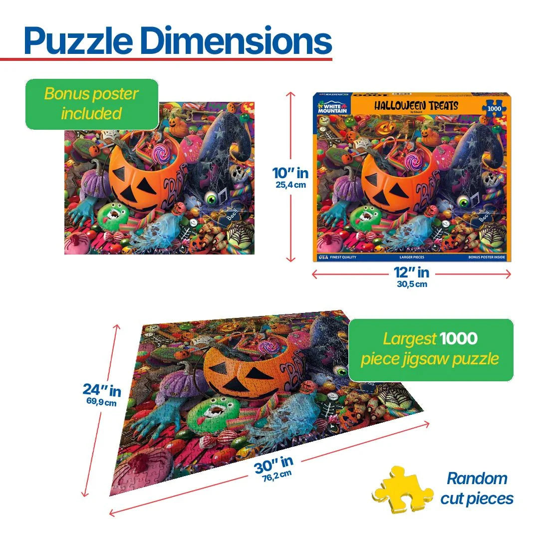 Halloween Treats (1924pz) - 1000 Piece Jigsaw Puzzle