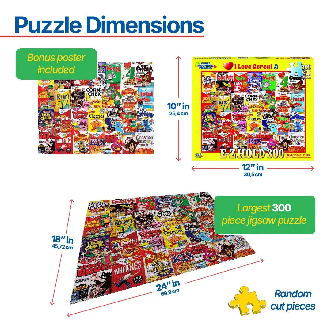 I Love Cereal (1301pz) - 300 Piece Jigsaw Puzzle