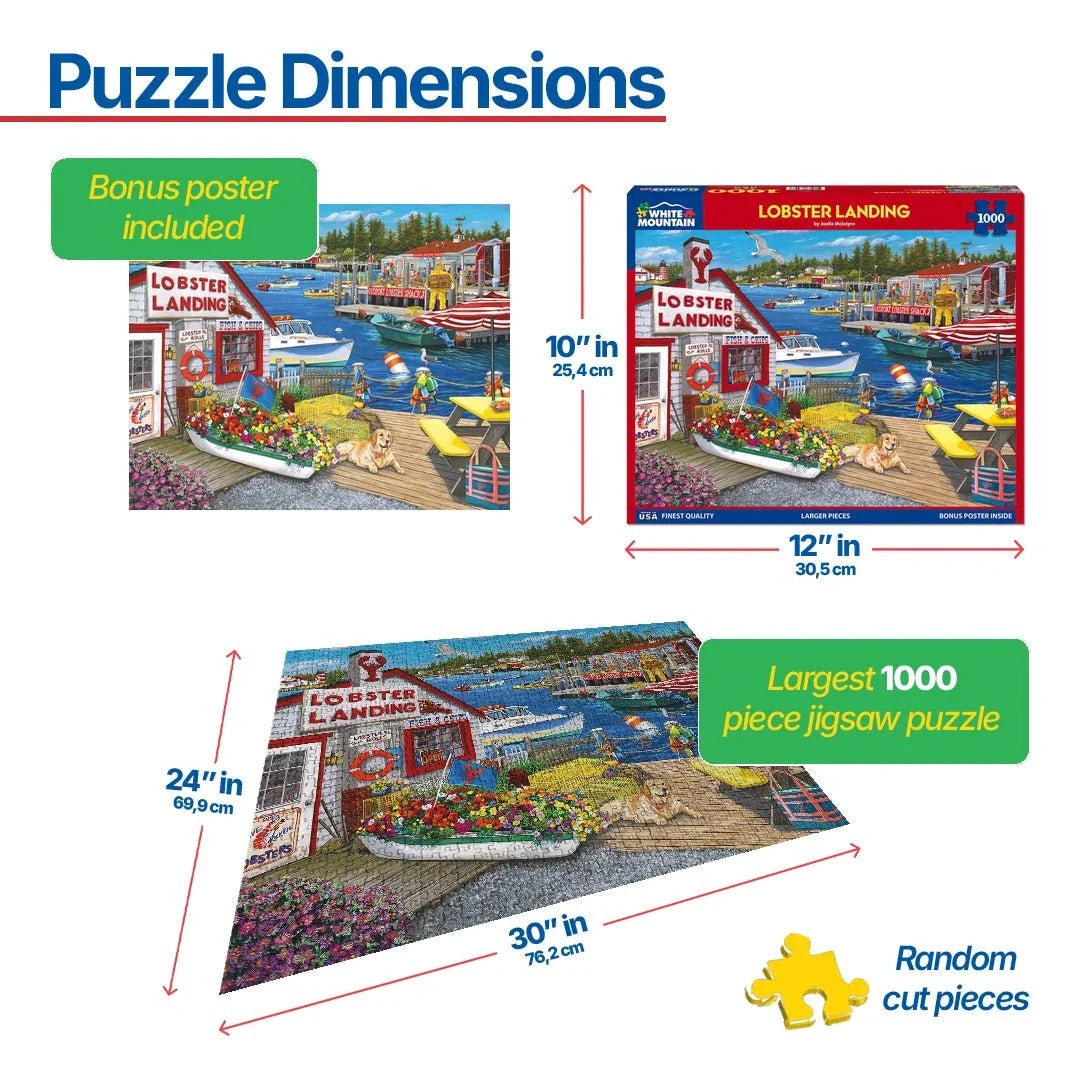 Lobster Landing (2032pz) - 1000 Piece Jigsaw Puzzle