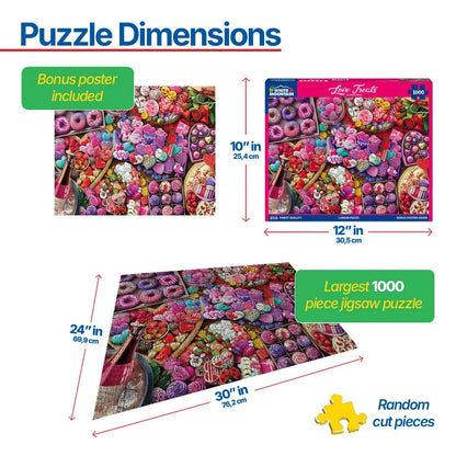 Love Treats (2044pz) - 1000 Piece Jigsaw Puzzle
