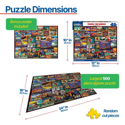 Travel The World (1153pz) - 500 Pieces