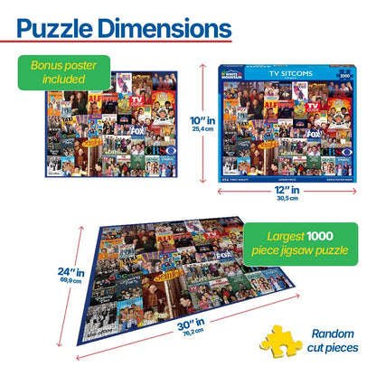 TV Sitcoms (2116pz) - 1000 Piece Jigsaw Puzzle
